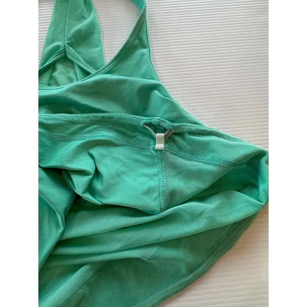 Lululemon Drop It Like It's Hot Tank Menthol Mint Green Women’s Medium Yoga Gym